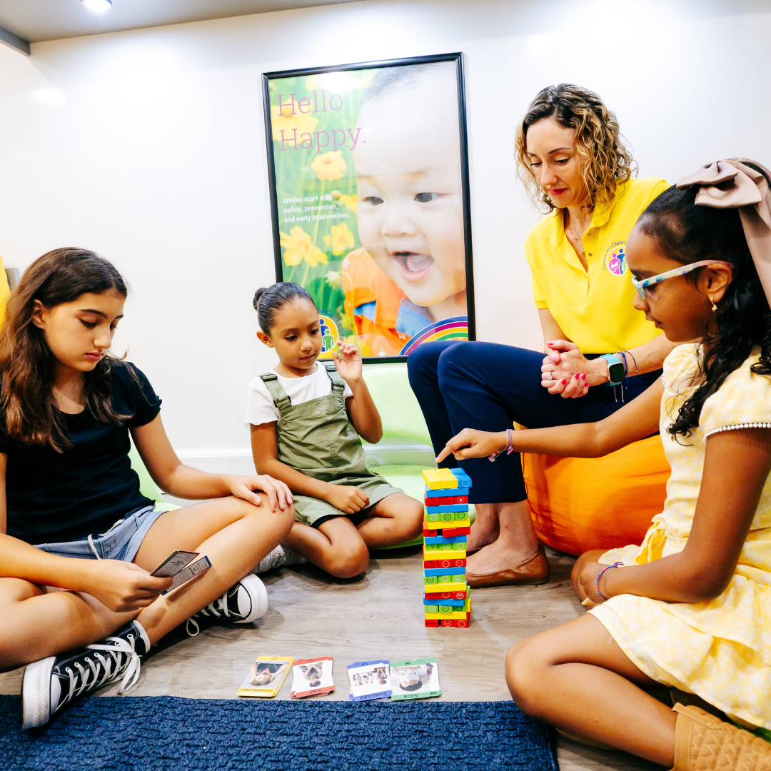 Education and Prevention Services mobile unit with kids