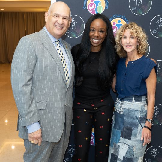 Dr. Burke Harris with the Weinroths