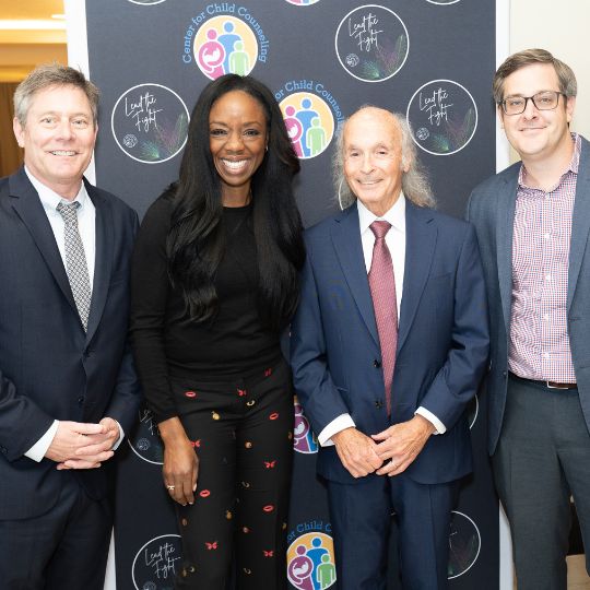 Dr. Burke Harris with Sam and Matt