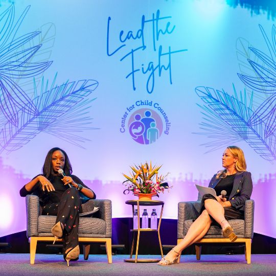 Dr. Burke Harris with Ashley