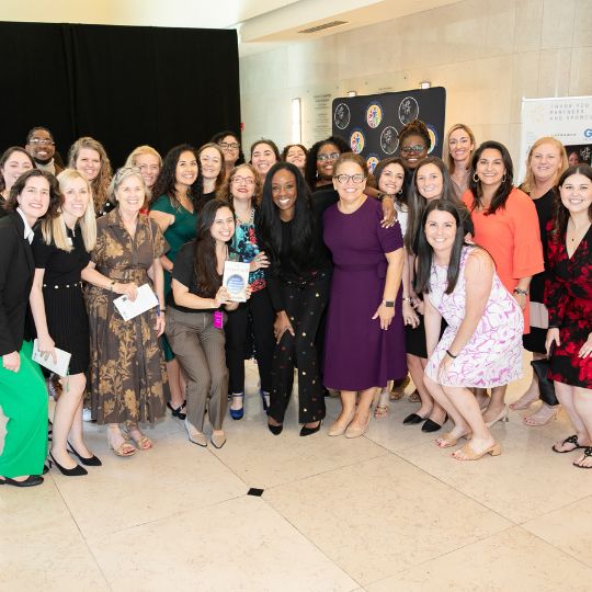 Center for Child Counseling staff with Dr. Burke Harris