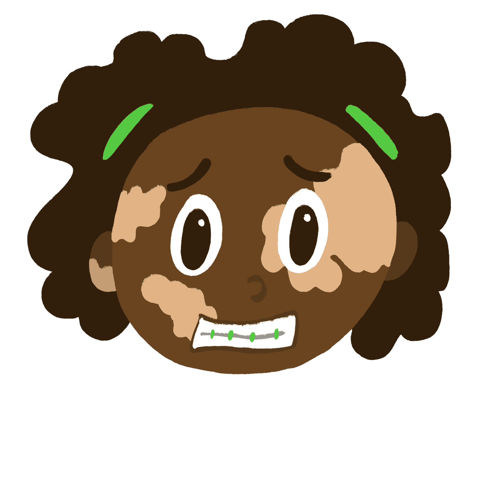 Nervous face