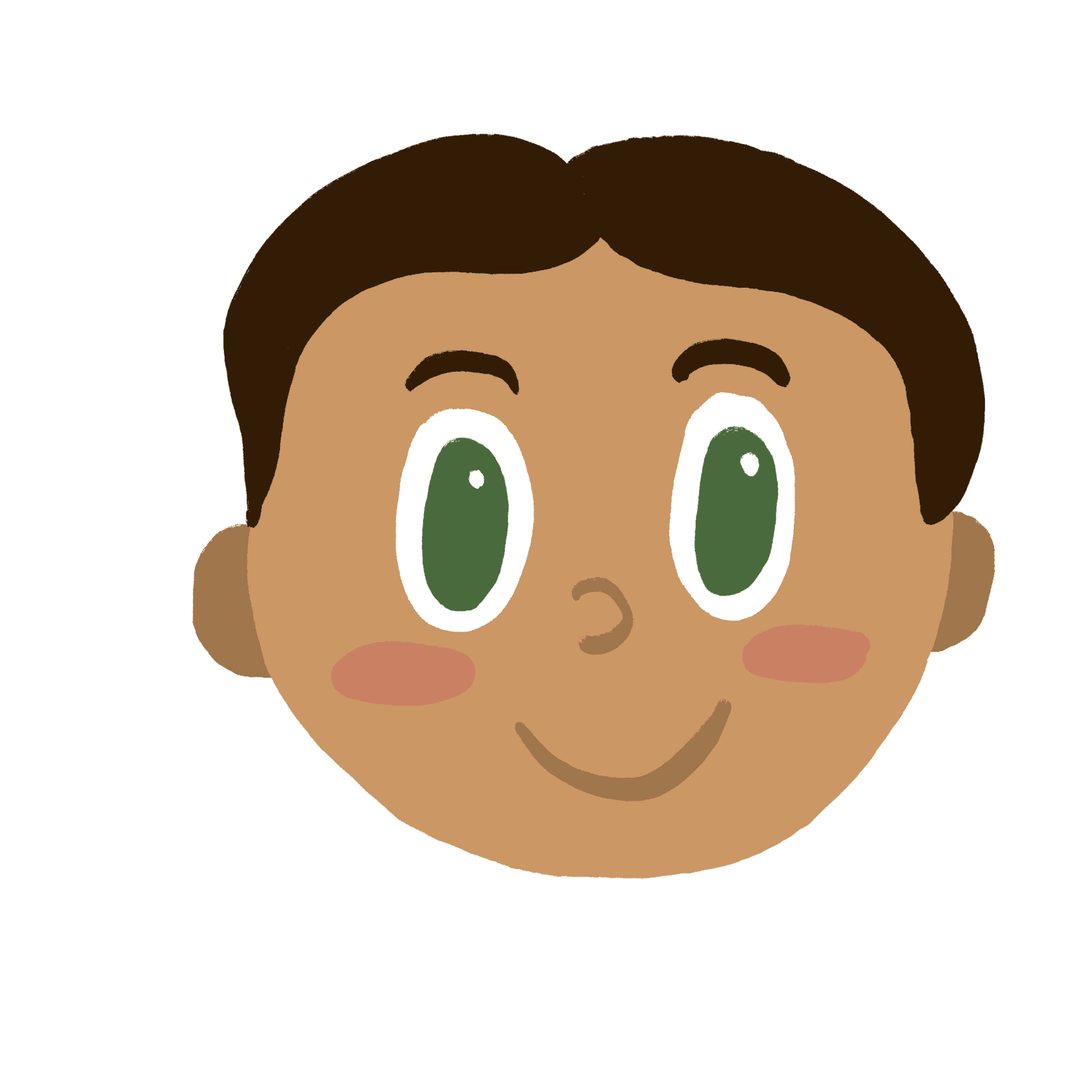Proud face