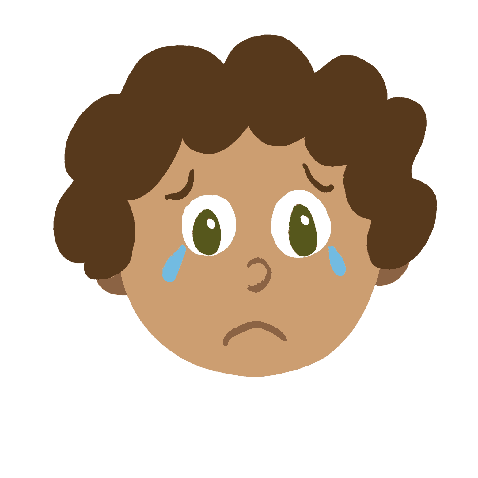 Sad face