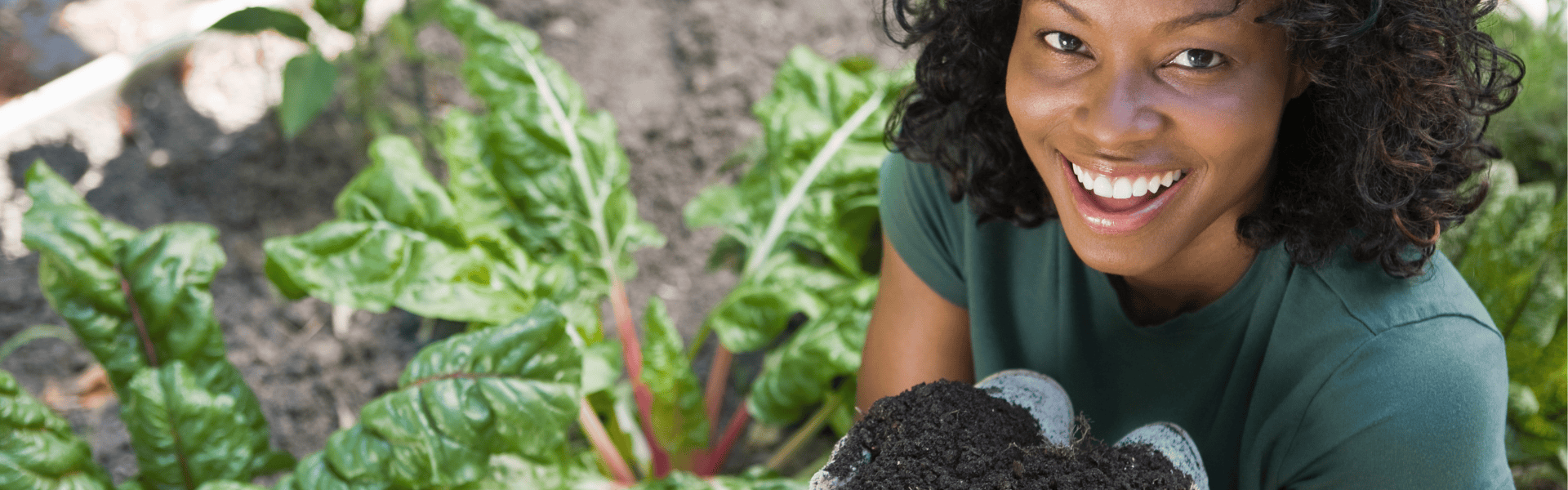 A person tending a garden, a restorative practice